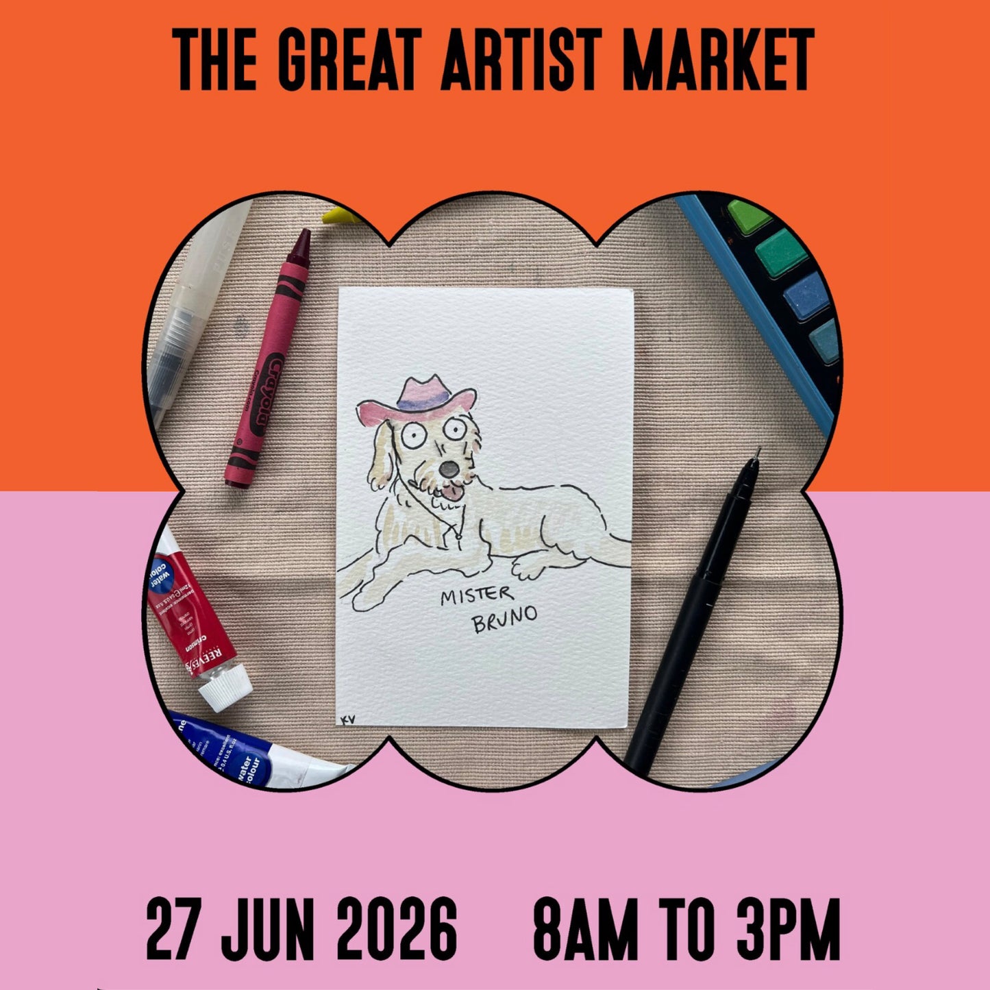 BAD PET PORTRAITS - THE GREAT ARTIST MARKET BRISBANE - PREORDER